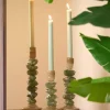 Light en Living Kandelaar Ø11,5X29,5 cm ESTINA groen