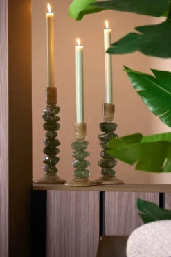 Light en Living Kandelaar Ø11,5X29,5 cm ESTINA groen