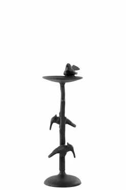 Light en Living Kandelaar 17,5x11,5x34,5 cm BIRD mat zwart