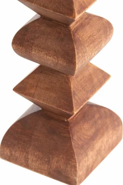 Light en Living Kandelaar Ø10,5x33,5 cm ALVERCA hout roodbruin