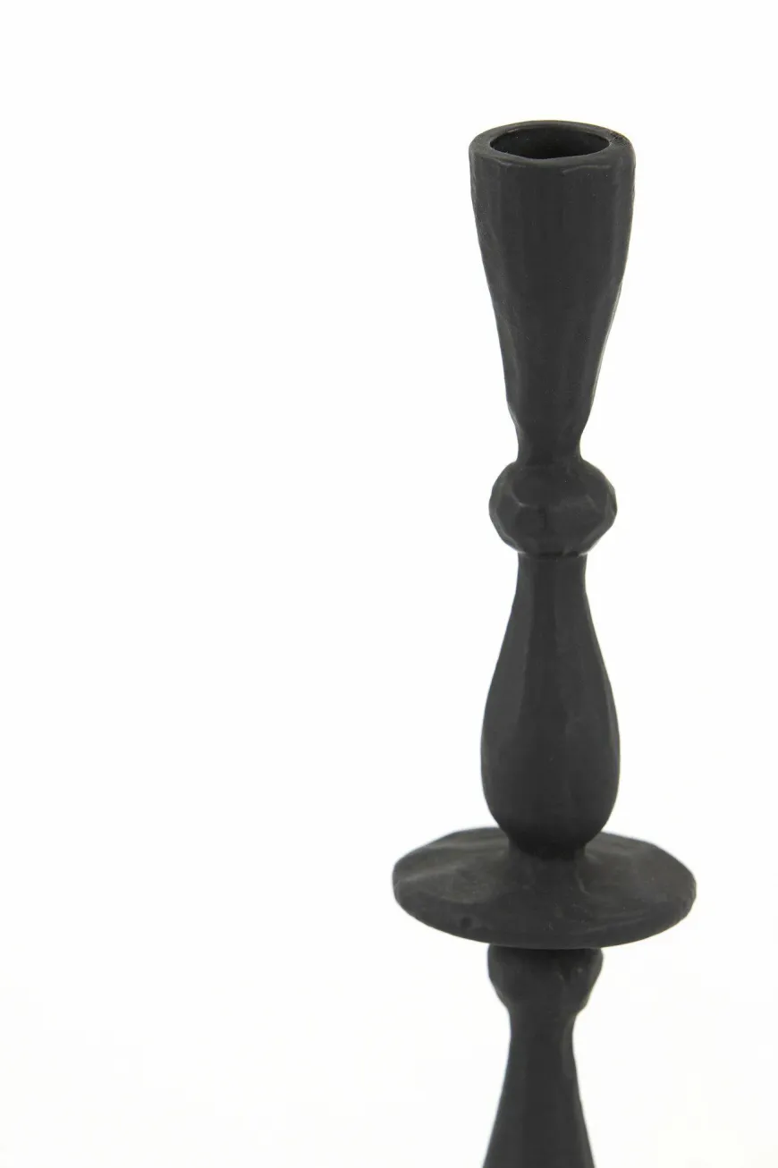 Light en Living Kandelaar Ø7x28,5 cm CASANDRA mat zwart