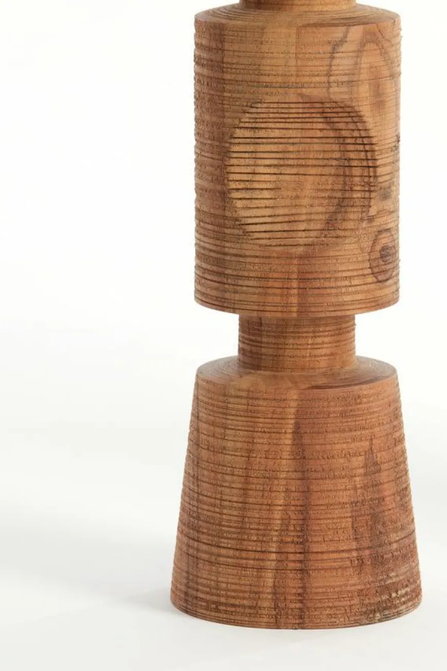 Light en Living Kandelaar EXUMAS hout bruin - 2 maten