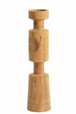 Light en Living Kandelaar EXUMAS hout bruin - 2 maten