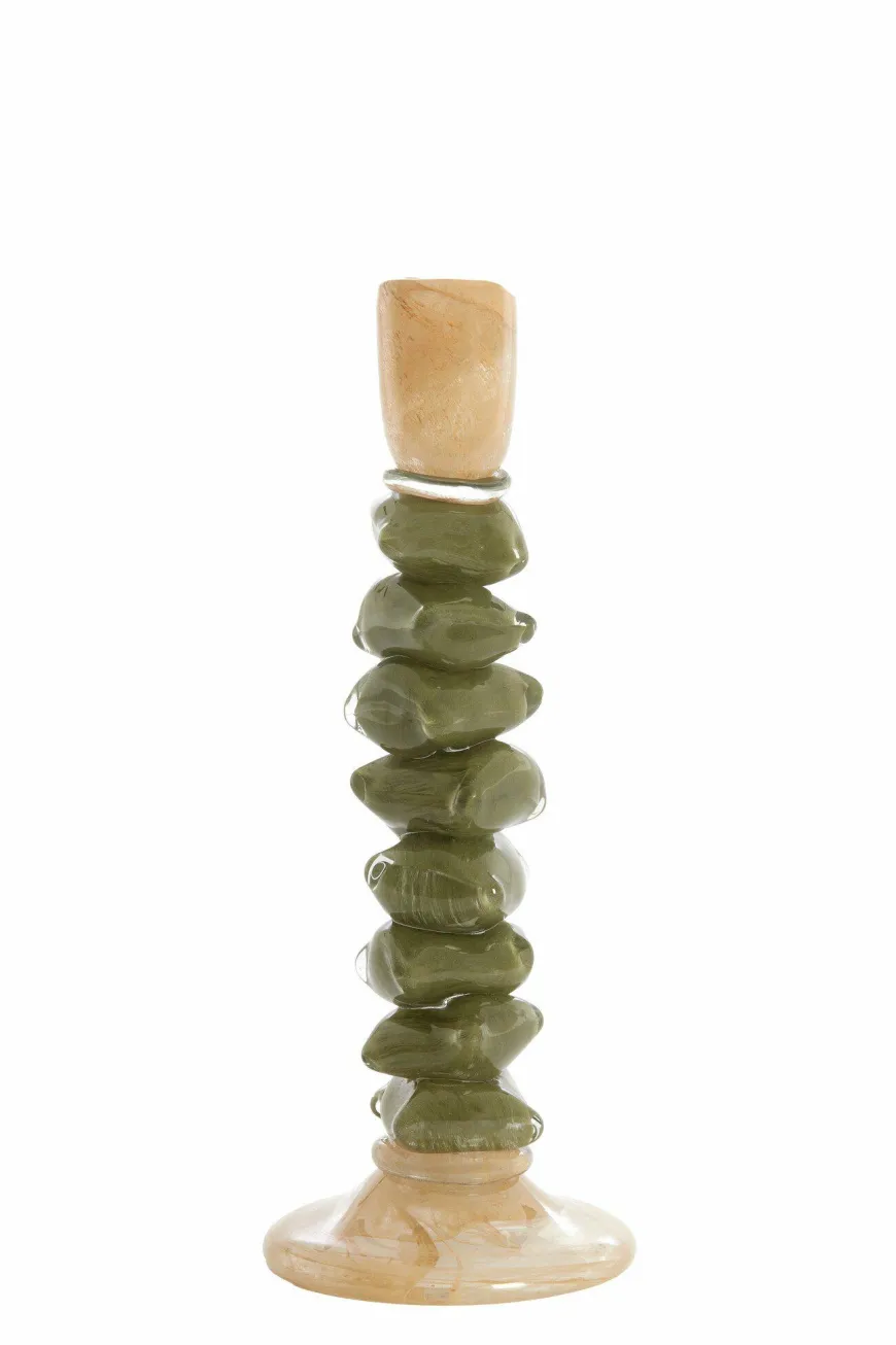 Light en Living Kandelaar Ø11,5X35 Cm ESTINA groen