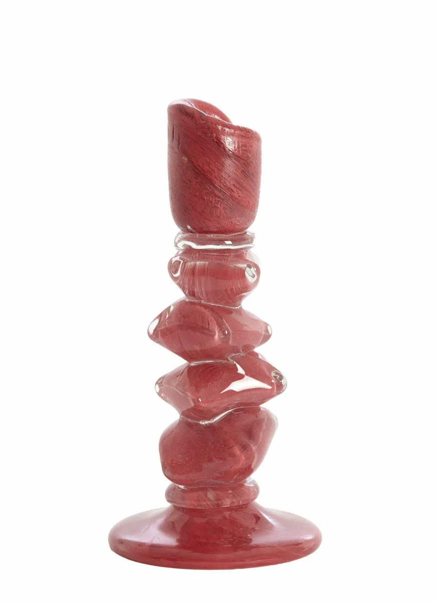 Light en Living Kandelaar Ø11,5X23 cm ESTINA rood