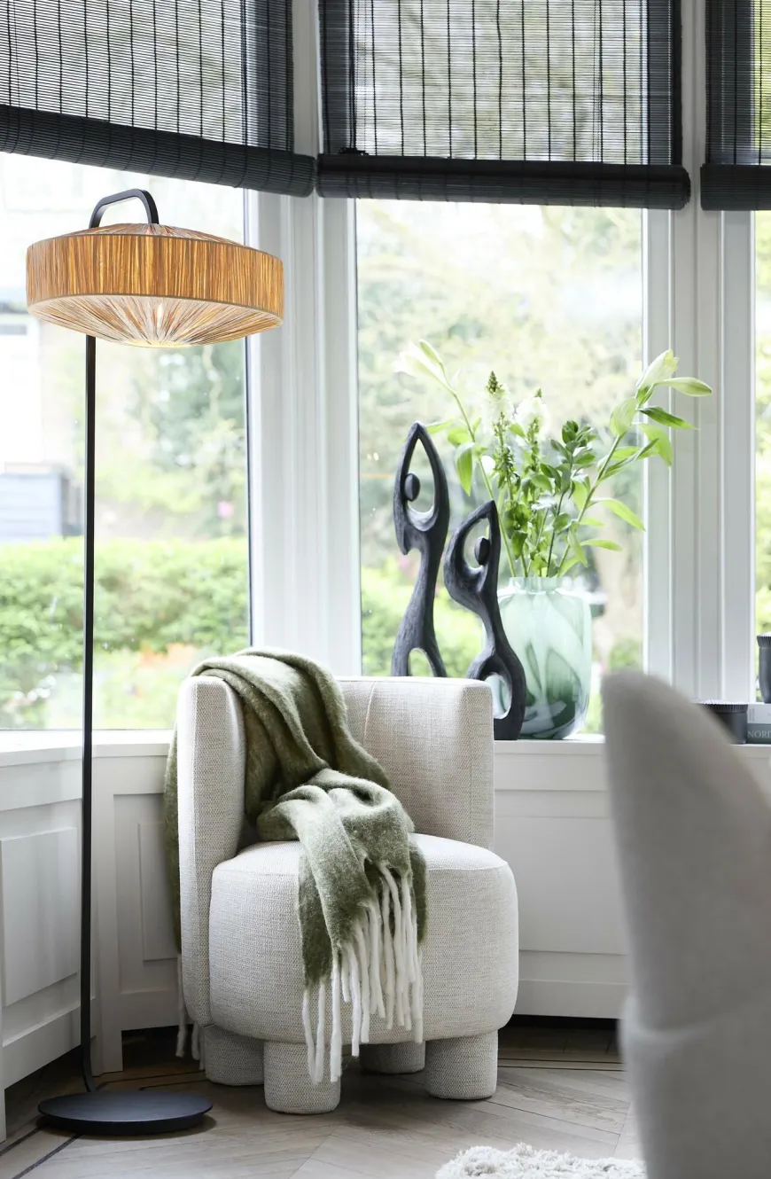 Light en Living Kap 43-43-20 cm BILJANA raffia naturel