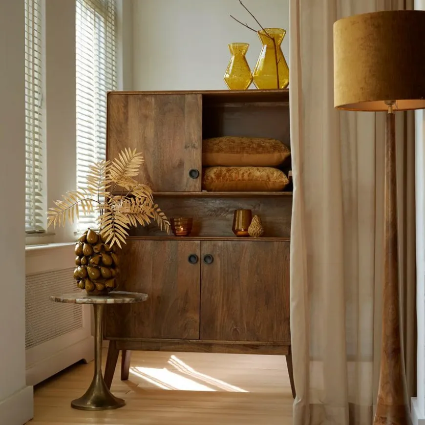 Light en Living Kap cilinder GEMSTONE goud - Diverse maten