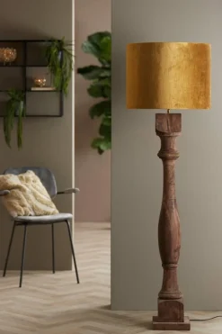 Light en Living Kap cilinder GEMSTONE goud - Diverse maten