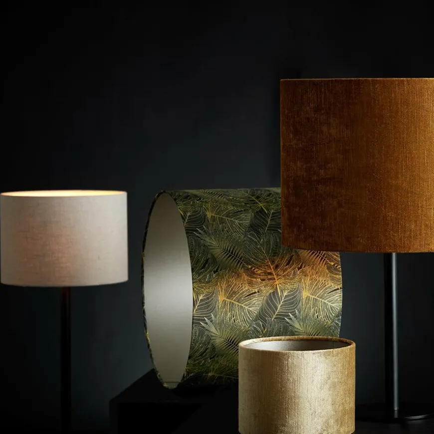 Light en Living Kap cilinder AMAZONE groen - 2 maten