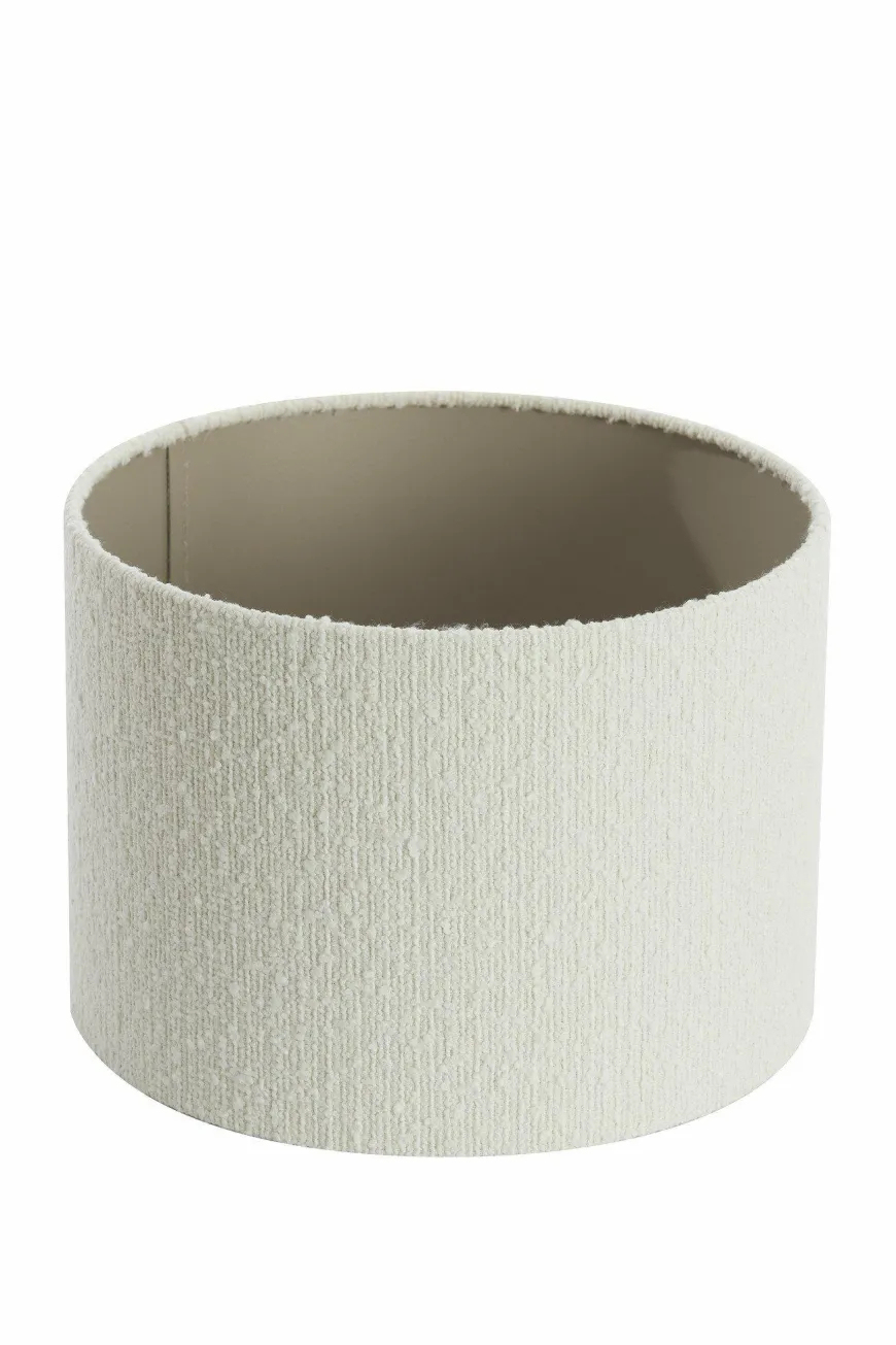 Light en Living Kap cilinder BOLERO wit - Diverse maten