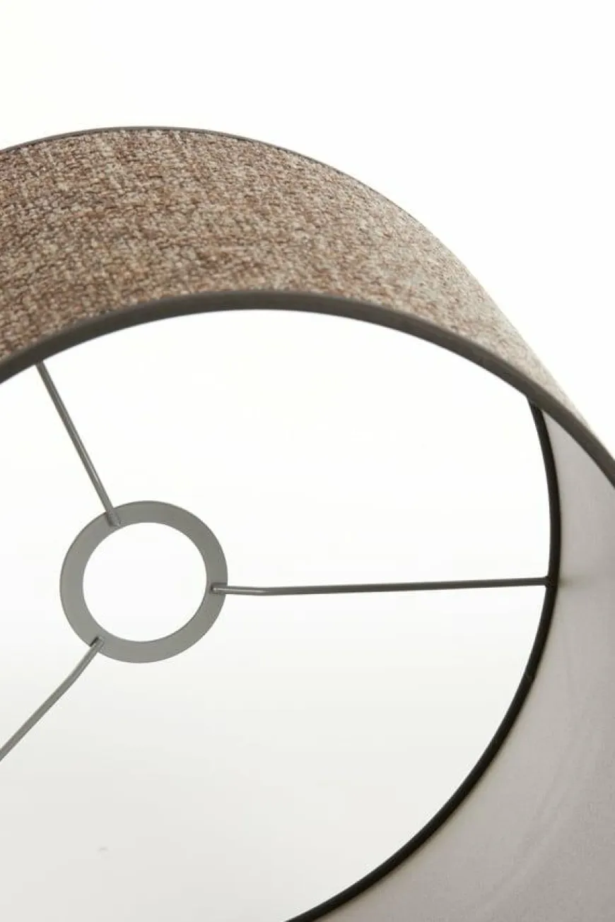 Light en Living Kap cilinder SAVERNA donker bruin - diverse afmetingen