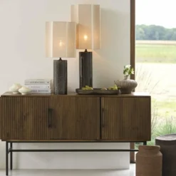 Light en Living Kap cilinder 25x25x35 cm DASLI naturel