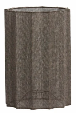 Light en Living Kap cilinder 24-24-35 cm DISLI linnen bruin