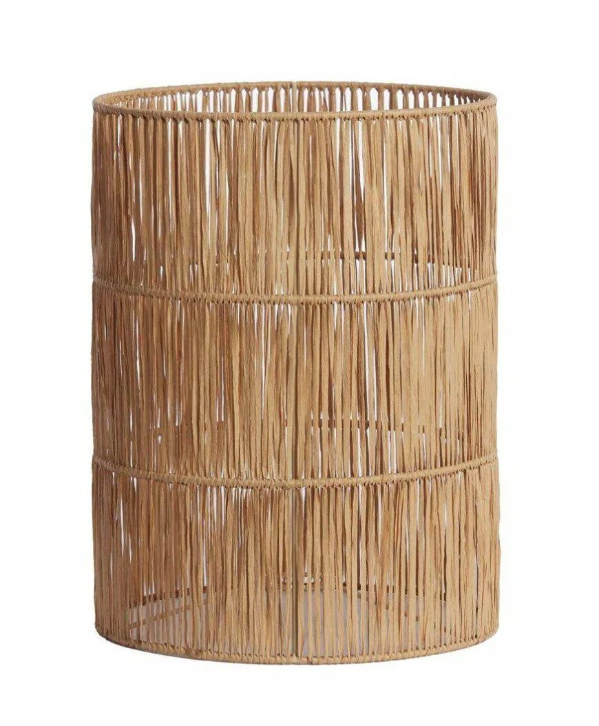 Light en Living Kap cilinder 30-30-40 cm LANZANO raffia naturel