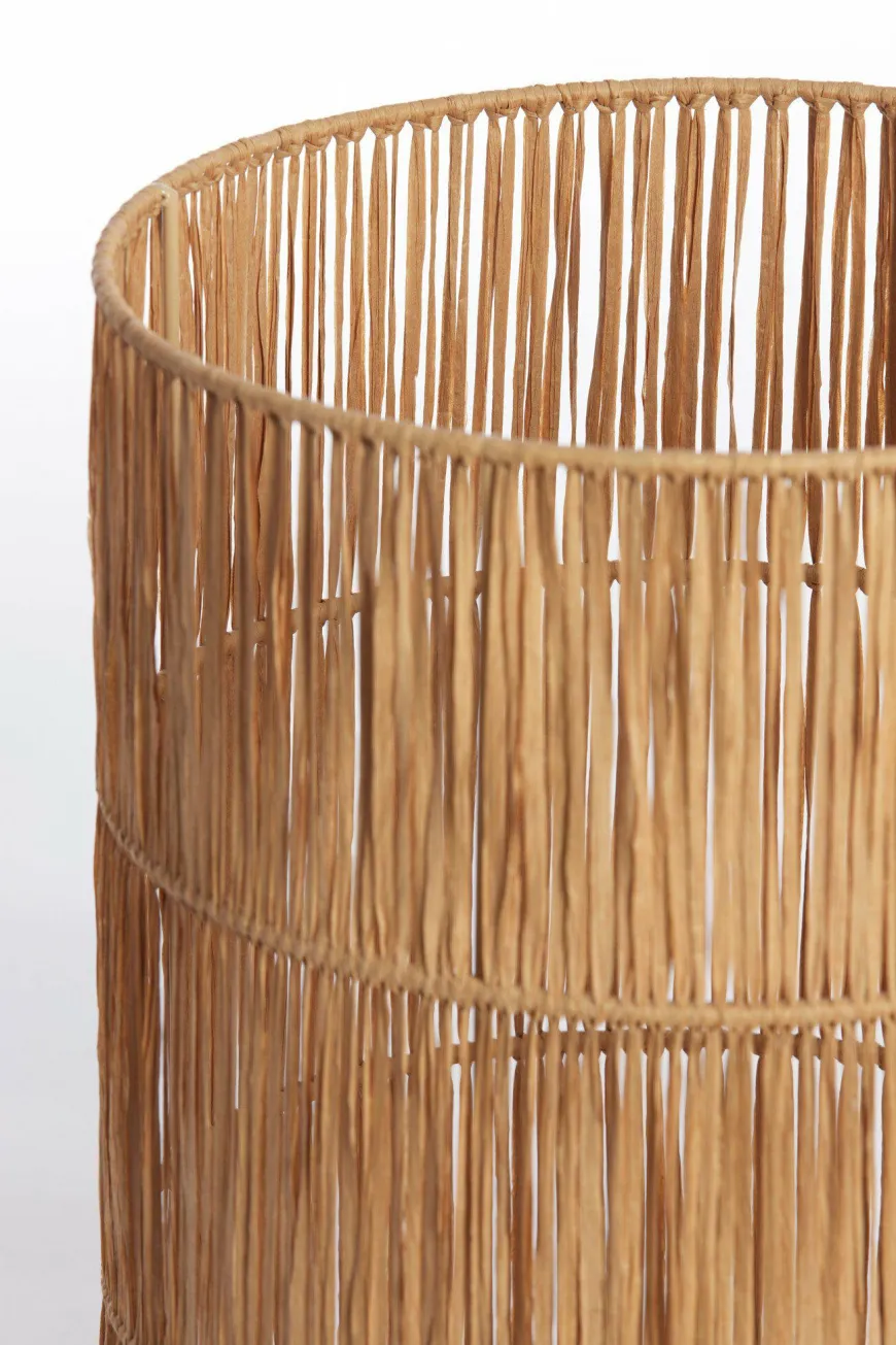 Light en Living Kap cilinder 30-30-40 cm LANZANO raffia naturel