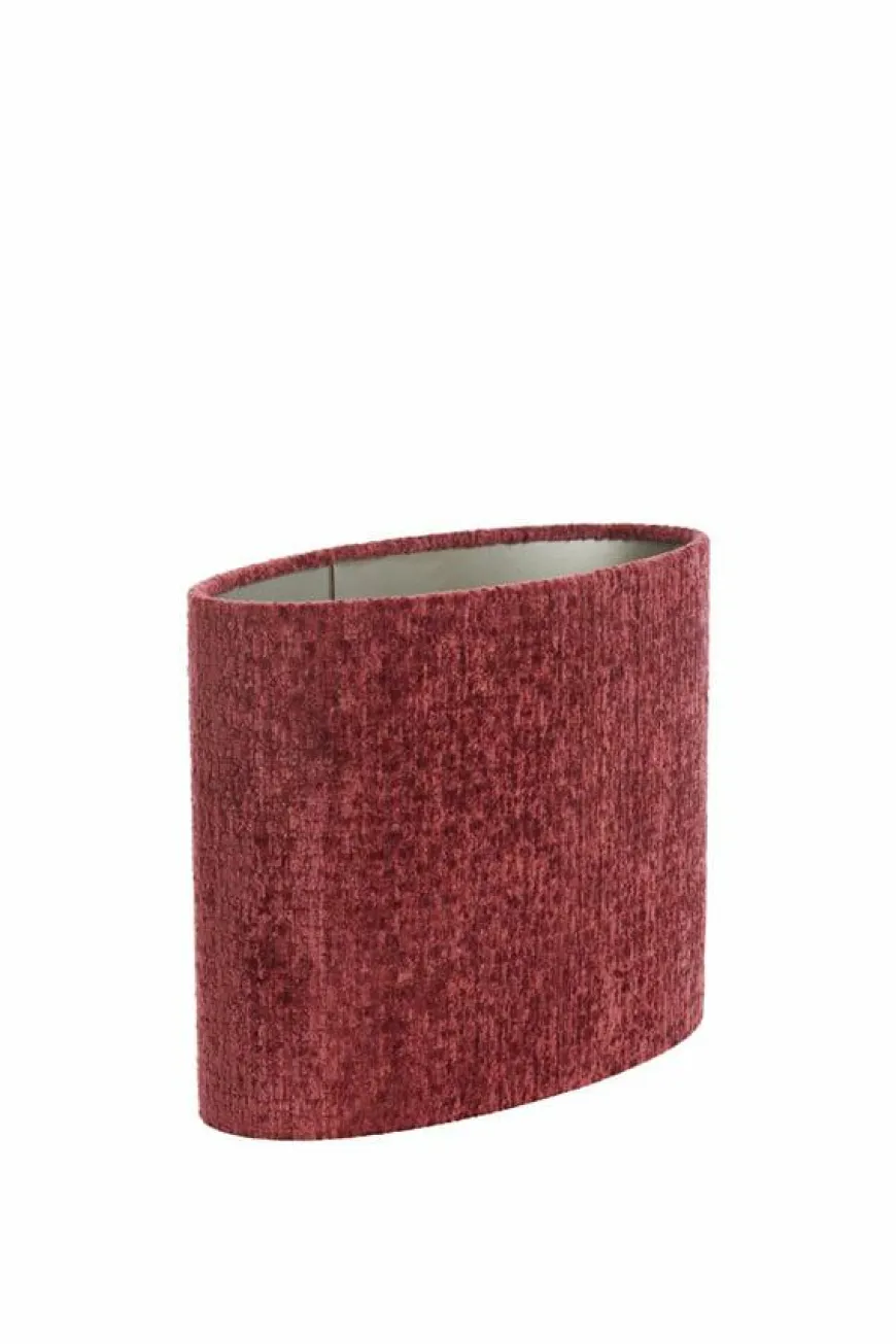 Light en Living Kap ovaal recht smal 38x17,5x28 cm RUBY rood