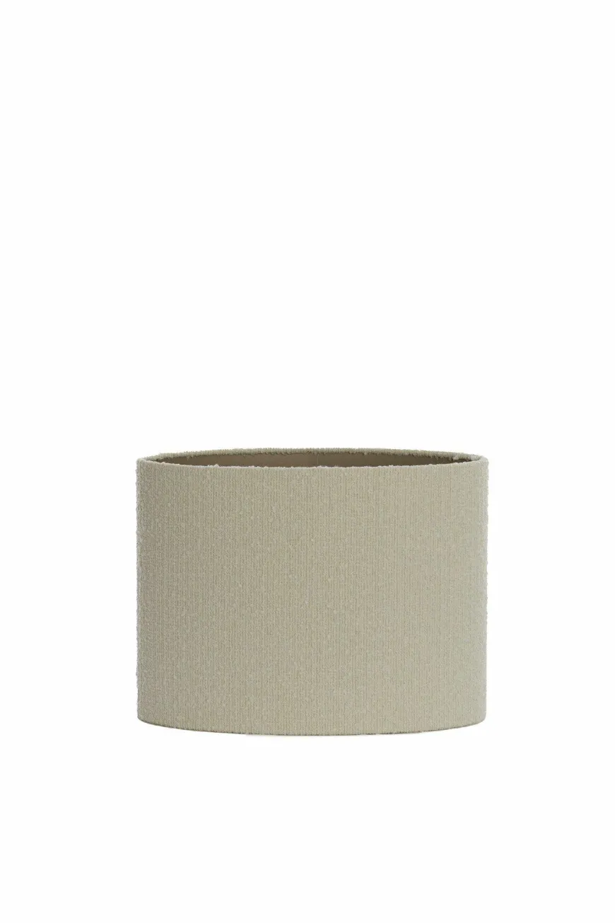 Light en Living Kap ovaal recht smal 38-17,5-28 cm BOLERO wit