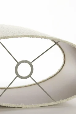 Light en Living Kap ovaal recht smal 45-21-32 cm BOLERO wit