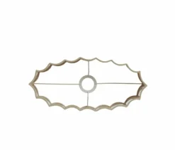 Light en Living Kap ovaal recht smal 38-17,5-19 cm DISLI naturel