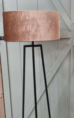 Light en Living Kap ovaal recht smal 45-21-22 cm LUBIS bruin