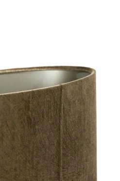 Light en Living Kap ovaal recht smal 45-21-22 cm LUBIS bruin