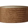 Light en Living Kap ovaal recht smal 45-21-22 cm PRAYA bruin