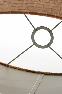 Light en Living Kap ovaal recht smal 45-21-22 cm PRAYA bruin