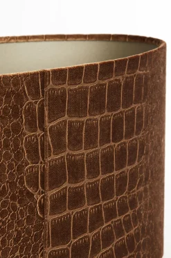 Light en Living Kap ovaal recht smal 45-21-22 cm PRAYA bruin