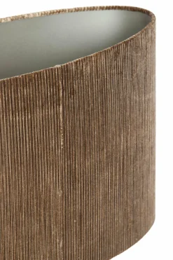 Light en Living Kap ovaal recht smal 45-21-32 cm FLAIR koper