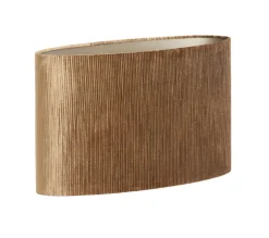 Light en Living Kap ovaal recht smal 45-21-32 cm FLAIR koper