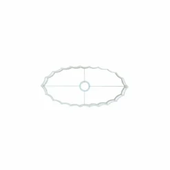 Light en Living Kap ovaal recht smal 45-21-22 cm DISLI linnen crème