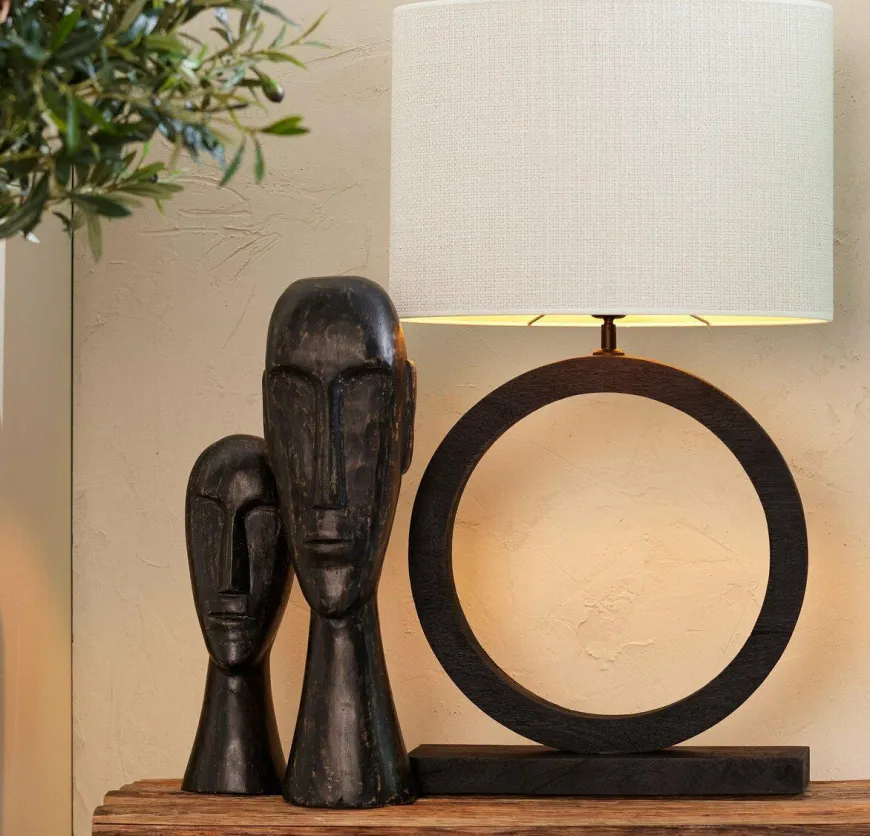 Light en Living Kap ovaal recht smal 45-21-32 cm SAVERNA eiwit