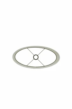 Light en Living Kap ovaal recht smal 45-21-32 cm SAVERNA eiwit