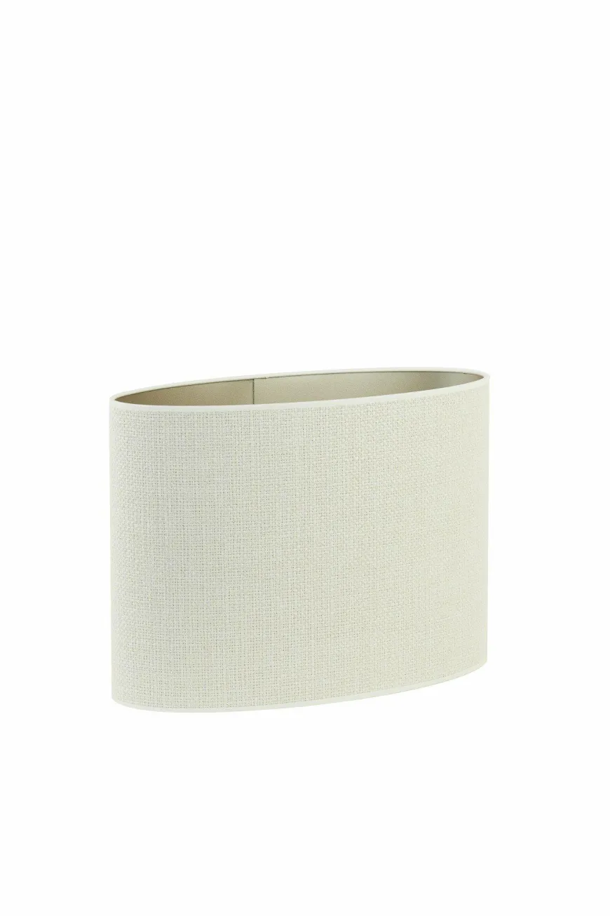 Light en Living Kap ovaal recht smal 45-21-32 cm SAVERNA eiwit