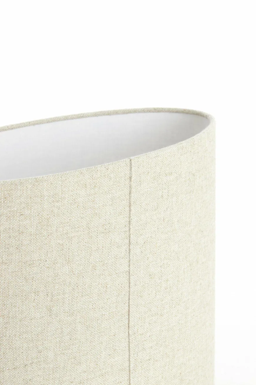 Light en Living Kap ovaal recht smal 38-17,5-28 cm LIVIGNO naturel