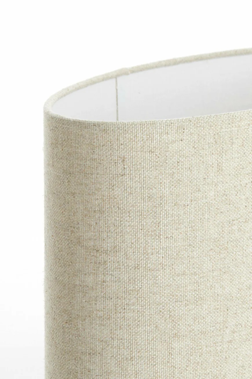 Light en Living Kap ovaal recht smal 38-17,5-28 cm LIVIGNO naturel