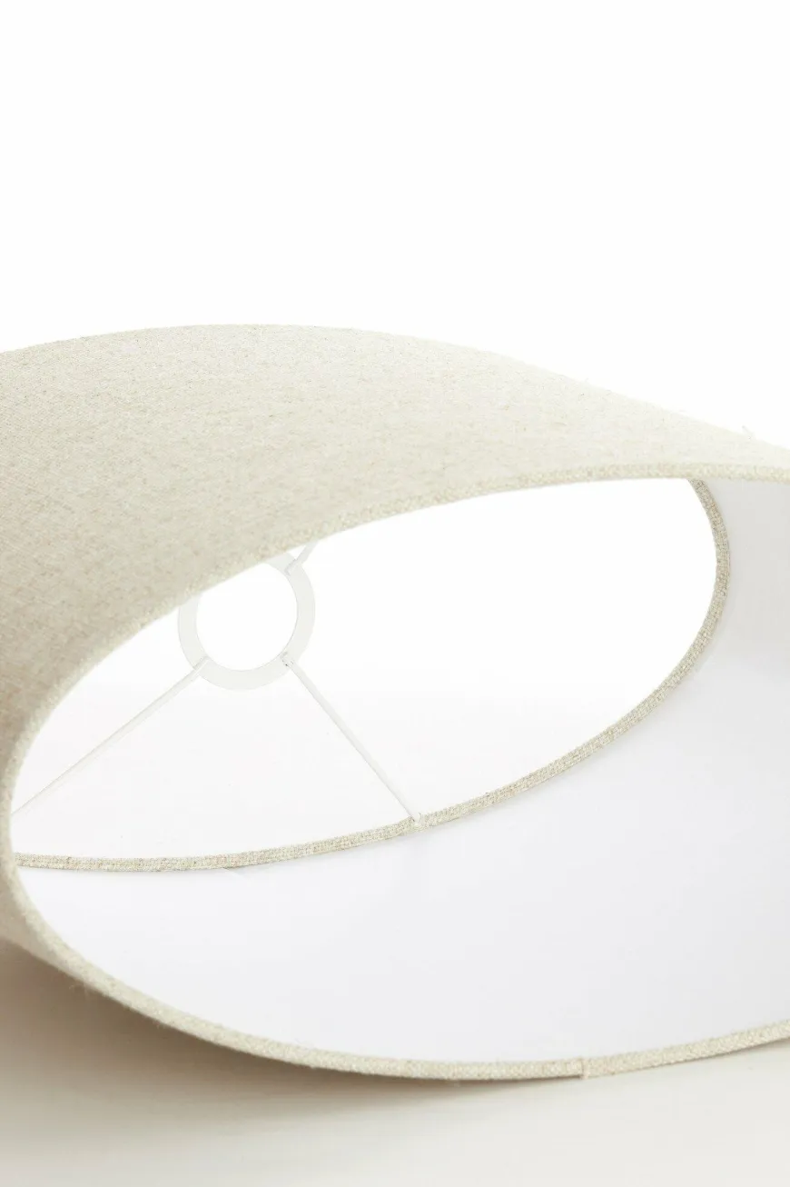 Light en Living Kap ovaal recht smal 38-17,5-28 cm LIVIGNO naturel