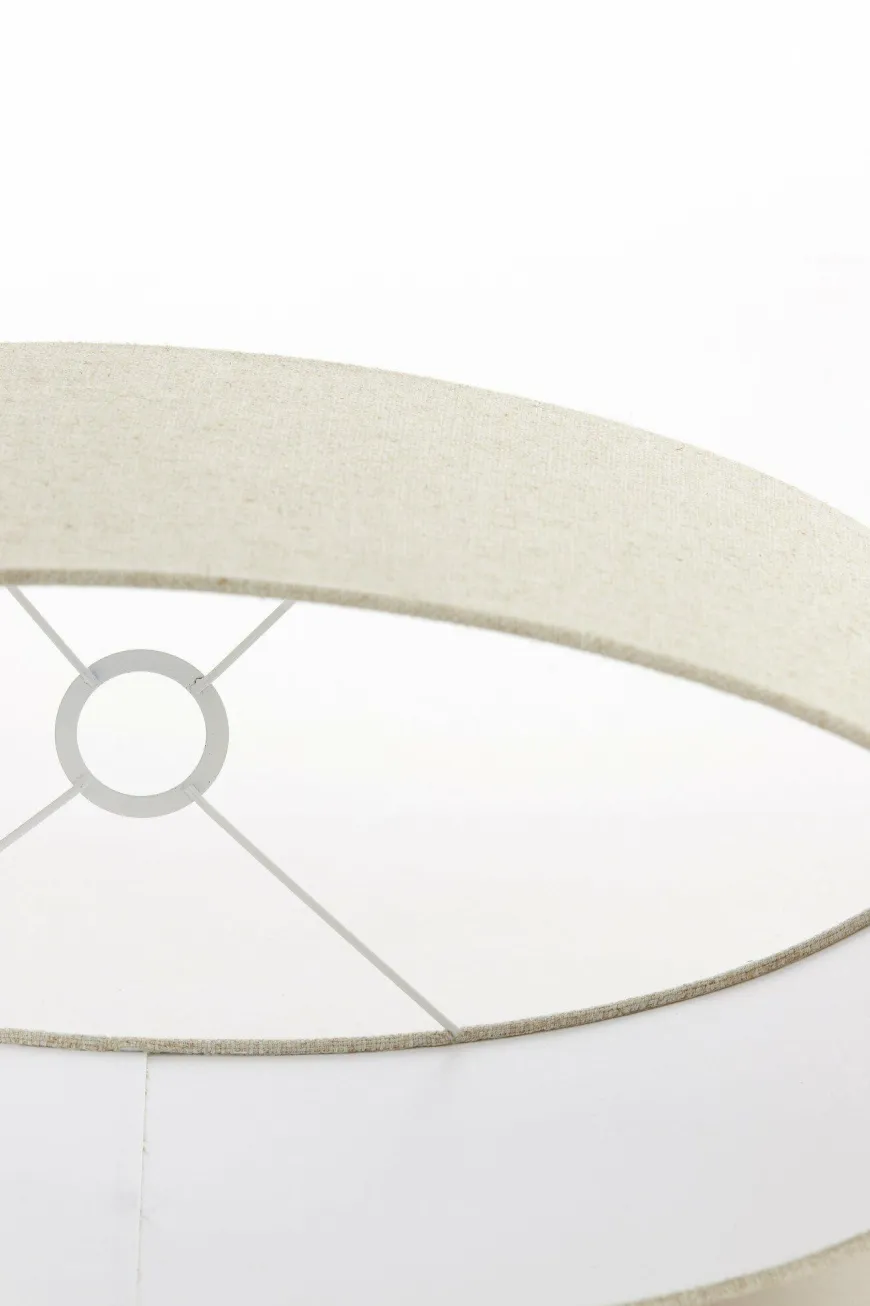Light en Living Kap ovaal recht smal 38-17,5-28 cm LIVIGNO naturel