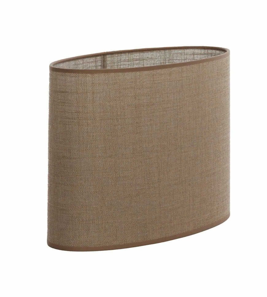 Light en Living Kap ovaal recht smal 38-17,5-19 cm CADEN beige