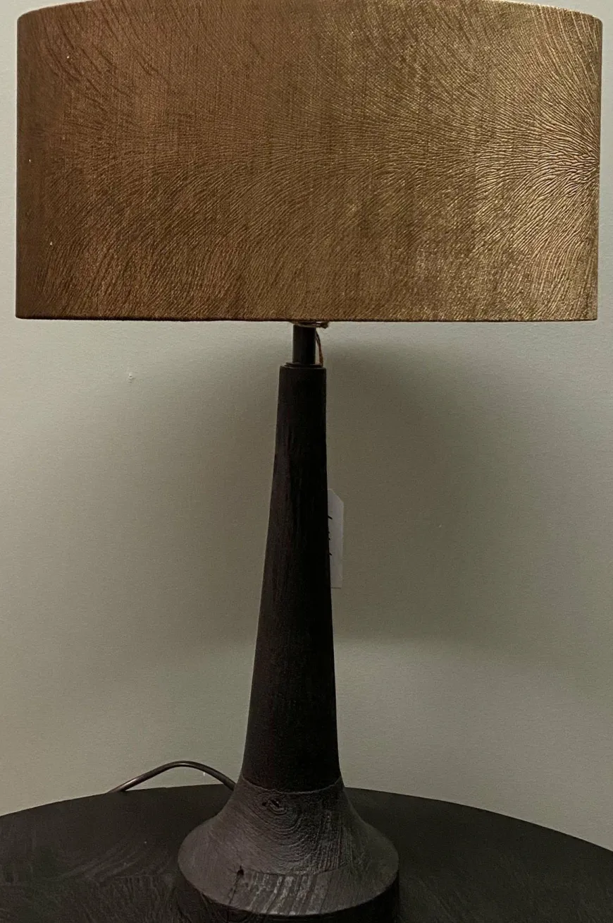 Light en Living Kap ovaal recht smal 38-17,5-19 cm LUBIS bruin