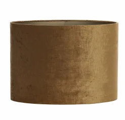 Light en Living Kap ovaal recht smal 45-21-32 cm GEMSTONE brons