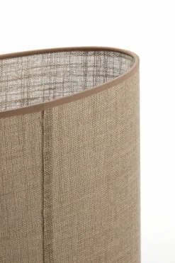 Light en Living Kap ovaal recht smal 45-21-32 cm CADEN beige