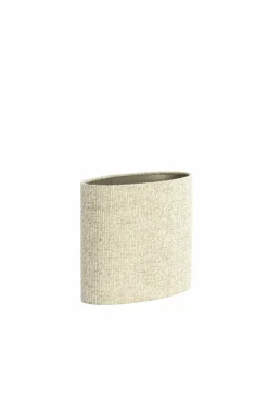 Light en Living Kap ovaal recht smal hoog 30-15-25 cm RIF zand