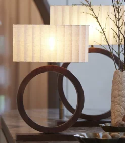 Light en Living Kap ovaal recht smal 45-21-22 cm DISLI naturel