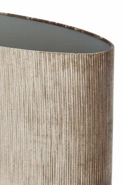 Light en Living Kap ovaal recht smal 30-15-25 cm FLAIR koper