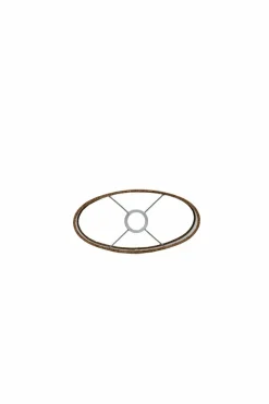 Light en Living Kap ovaal recht smal 30-15-25 cm FLAIR koper