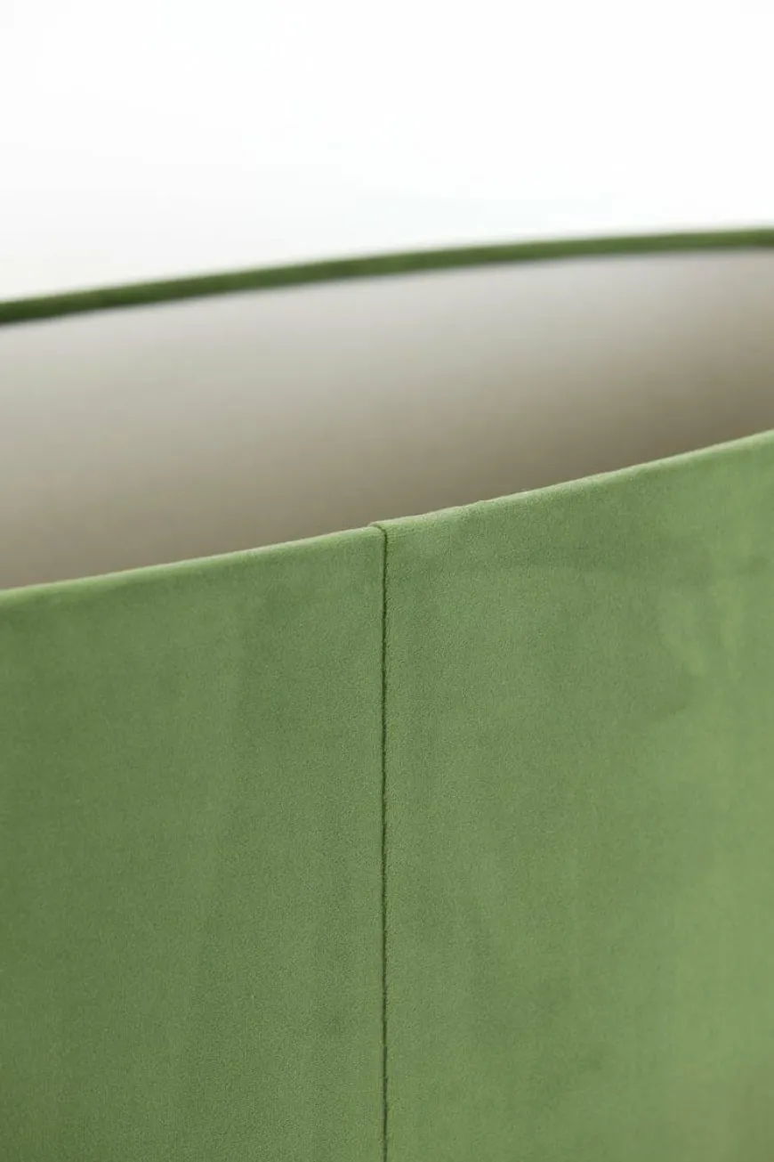 Light en Living Kap ovaal VELOURS Dusty groen