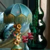 Light en Living Kap Ø35x26 cm MALACIA velvet groen