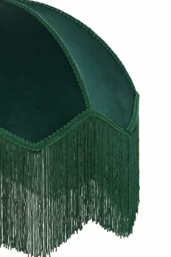 Light en Living Kap Ø35x26 cm MALACIA velvet groen