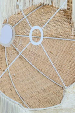 Light en Living Kap Ø35x26 cm MALACIA raffia naturel+crème